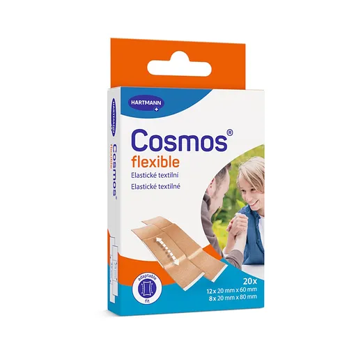 COSMOS Flexible pružná náplasť 2 veľkosti 20 kusov