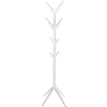 Stojanový vešiak drevený Ascot, 178 cm, biely (A1002185)