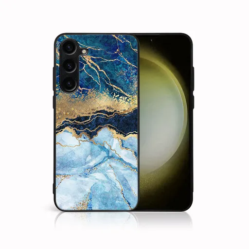 MY ART Ochranný kryt pre Samsung Galaxy S25 FE BLUE MARBLE (141)