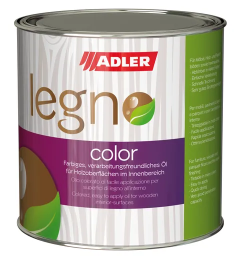 ADLER LEGNO COLOR - Farebný olej na drevo a nábytok v interiéri 750 ml abruzzen