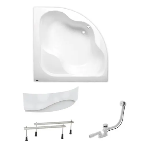 Rohová vaňa Laguna Syntia Plus 150x150 cm akrylát ľavá aj pravá SIKOSY1500ANP