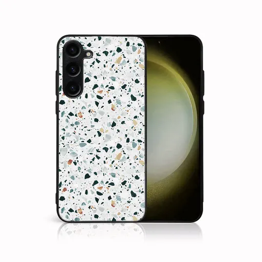 MY ART Ochranný kryt pre Samsung Galaxy S25 FE GREY TERRAZZO (163)