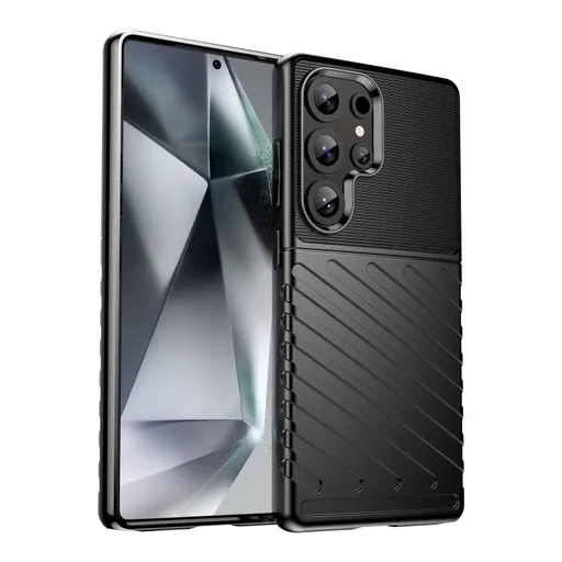 THUNDER Ochranný obal Samsung Galaxy S25 Ultra 5G čierny