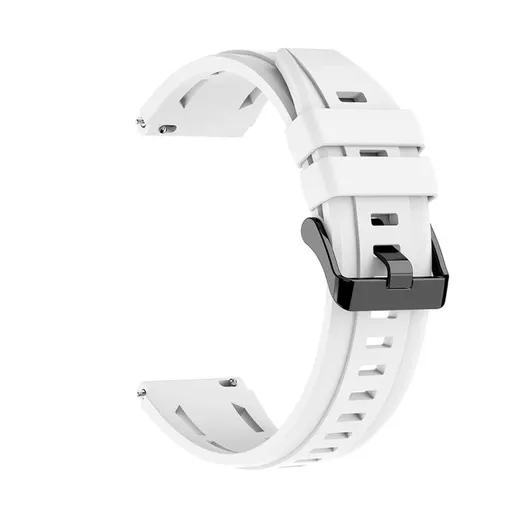 SILICONE Vymeniteľný remienok pre Huawei Watch Ultimate 2 biely