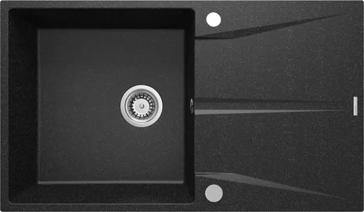 DEANTE DEANTE - Corio graphite Granitový drez, 1miska s odkvapkávačom ZRC_211A