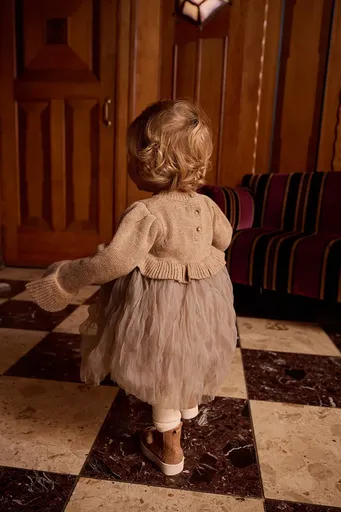 Detské šaty s prímesou vlny Donsje Paulien Dress