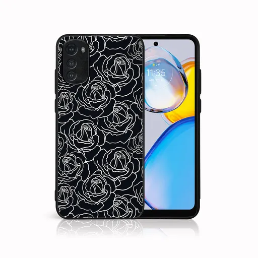 MY ART Ochranný kryt pre Motorola Moto E32 / E32s ROSES (172)