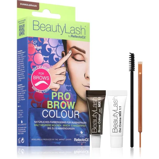 RefectoCil Pro Brow Colour farba na obočie odtieň Dark Brown 1 ks