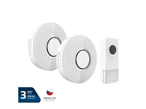 Zvonček bezdrôtový GETI GWD205W sada