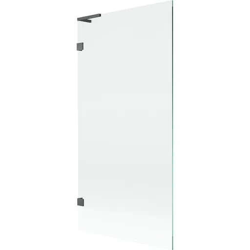 MEXEN/S - Lunar L vaňová zástena FIX 90 x 150, transparent, grafit kartáčovaná 897L-090-000-66-00