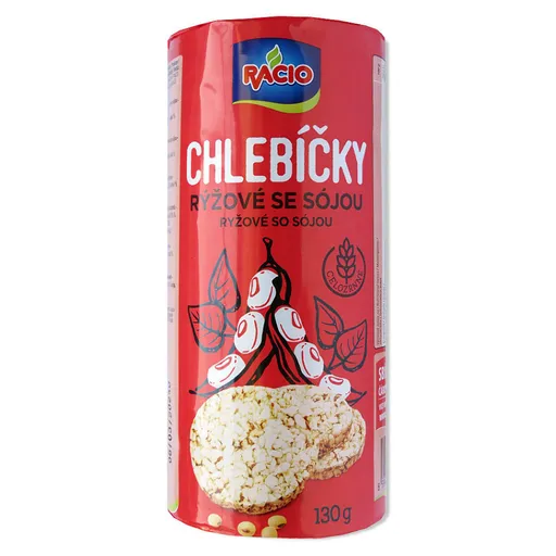 RACIO chlebíčky rýžové se sójou 130 g