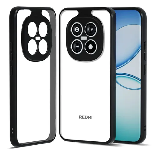 IBMRS Ochranný kryt pre Xiaomi Redmi Note 15 Pro+ 5G / POCO M8 Pro 5G TRANSPARENT BLACK