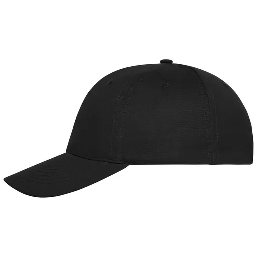 Myrtle Beach (Daiber) 6 panelová šiltovka z bio bavlny MB6236 - Čierna