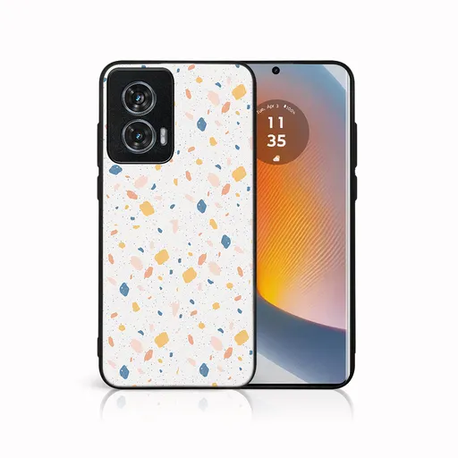 MY ART Ochranný kryt pre Motorola Edge 50 Fusion ORANGE TERRAZZO (165)