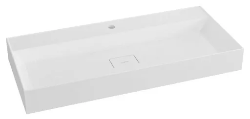 SAPHO - GODIVA umývadlo, liatý mramor, 96x44cm, biela GU096