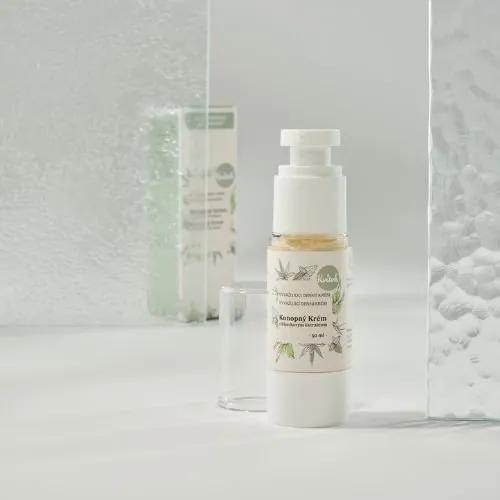 Kvitok konopný krém s uhorkovým extraktom pre mastnú a problematickú pleť 30 ml