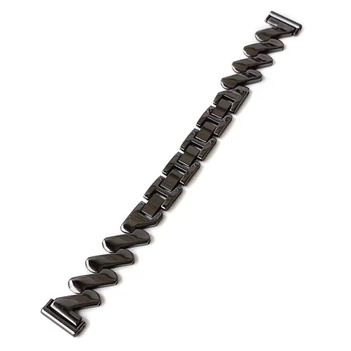 FLOWY Kovový remienok pre Huawei Watch GT 4 41mm čierny