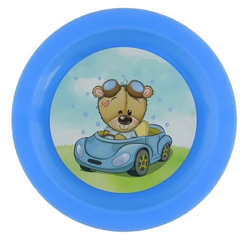 TVAR - Tanier detský plytký IML Medvedík auto, umelá hmota