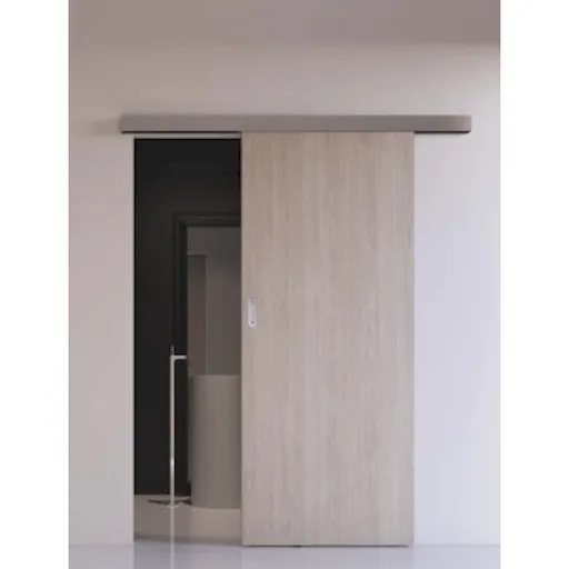 Posuvný systém na stenu Naturel pre dvere 90 cm, hliník, POSUVSPA90