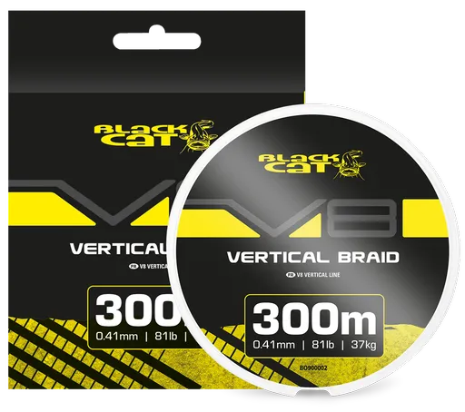 Black cat splietaná šnúra v8-line 300 m - 0,41 mm 37 kg