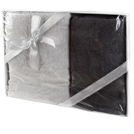 ArtFir Sada uterákov GLOW | strieborná/sivá