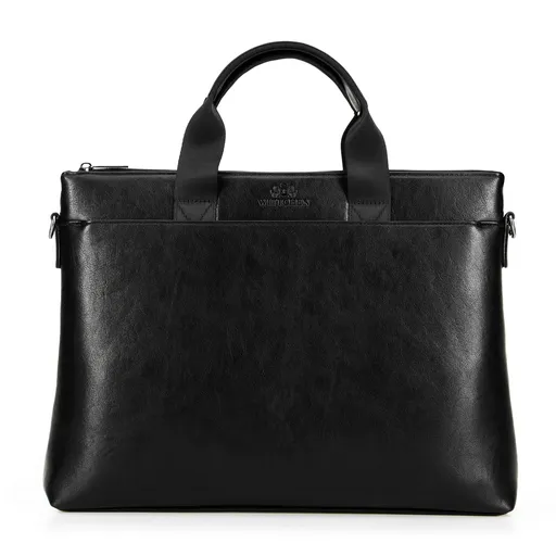 Elegantná dámska  kabelka na notebook 15,6’’ z ekokože 29-3-033-1