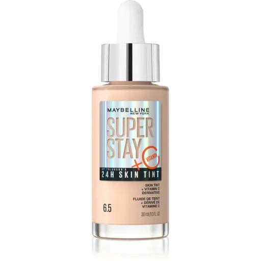 MAYBELLINE NEW YORK SuperStay Vitamin C Skin Tint sérum pre zjednotenie farebného tónu pleti odtieň 6.5 30 ml
