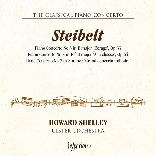 Howard Shelley, STEIBELT: PIANO CONCERTOS NOS. 3, 5 & 7 HYPERION C, CD