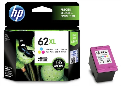HP 62 XL C2P07AE farebná (color) originálna cartridge