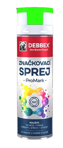 DEBBEX - Značkovací sprej PROMARK (zelená, 0,5 L)
