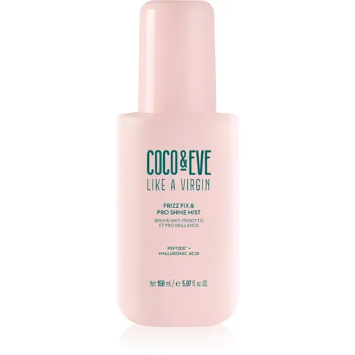 Coco & Eve Like A Virgin Frizz Fix & Pro Shine Mist sprej proti krepovateniu na lesk a hebkosť vlasov 150 ml