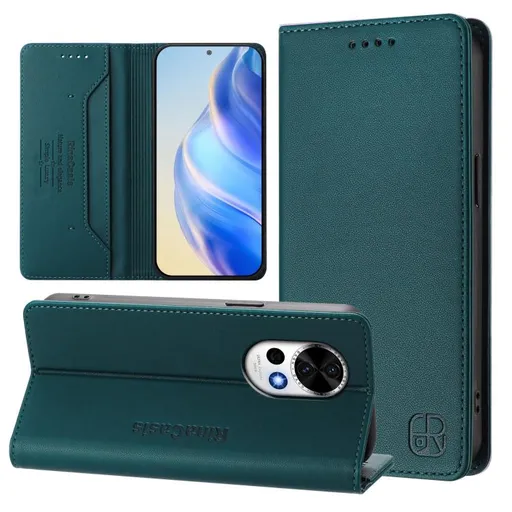 RINA Zaklápacie puzdro pre Huawei Nova 13 tmavozelené