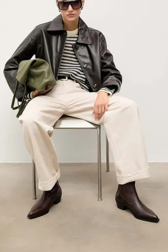 Kožené členkové topánky Answear.LAB