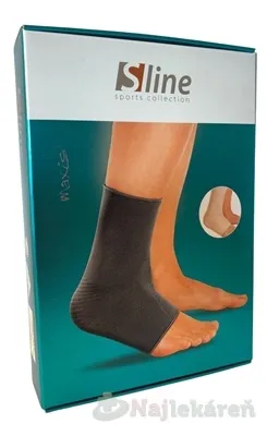 MAXIS S line Kompresný návlek na členok veľkosť 5 šedý 1 ks