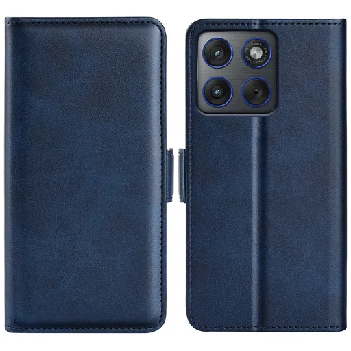 SIDE Peňaženkové puzdro pre Motorola Edge 70 modré