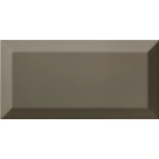 Obklad Ribesalbes Chic Colors dark grey bisiel 7,5x15 cm lesk CHICC1979