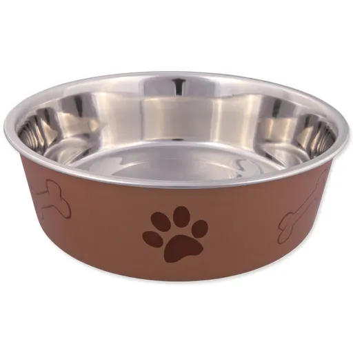 Trixie miska nerez labka + kosť - 2 l 23 cm