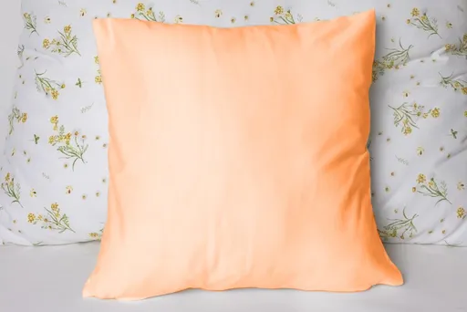 Polášek Jednofarebná obliečka na vankúš Jersey - Broskyňová | 40 x 60 cm