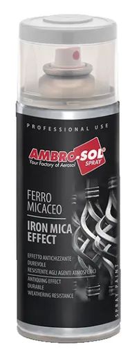 AMBRO-SOL IRON MICA - Farba s efektom železnej sľudy (old iron - staré železo, 0,4 L)