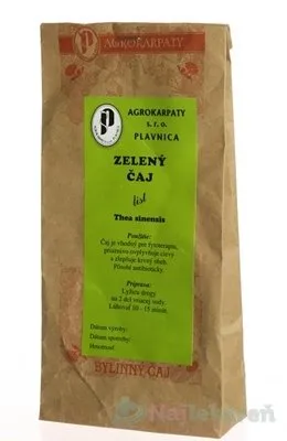 Agrokarpaty zelený čaj list bylinný čaj 30 g