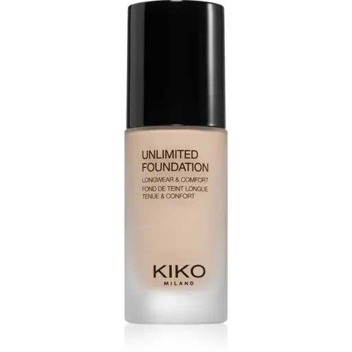 KIKO Milano Unlimited Foundation dlhotrvajúci tekutý make-up s matným efektom odtieň 01 Rose 30 ml