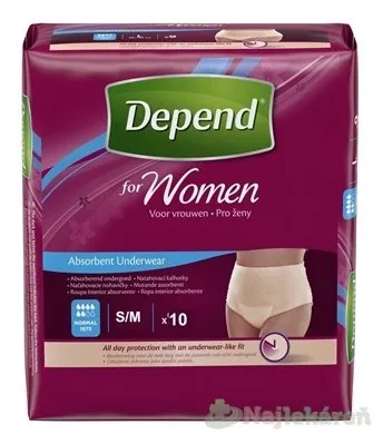 Depend Normal ženy S/M 10 ks