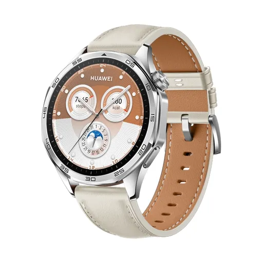 LEATHER Kožený remienok pre Huawei Watch GT 5 46mm / GT 6 46mm CREAMY WHITE