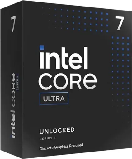 CPU INTEL Core Ultra 7 - 265KF, až 5.5GHz, 30MB L3, LGA1851, BOX (bez chladiča)