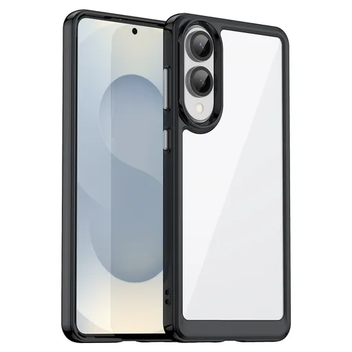 CRYSTAL Ochranný kryt pre Samsung Galaxy S25 Edge čierny