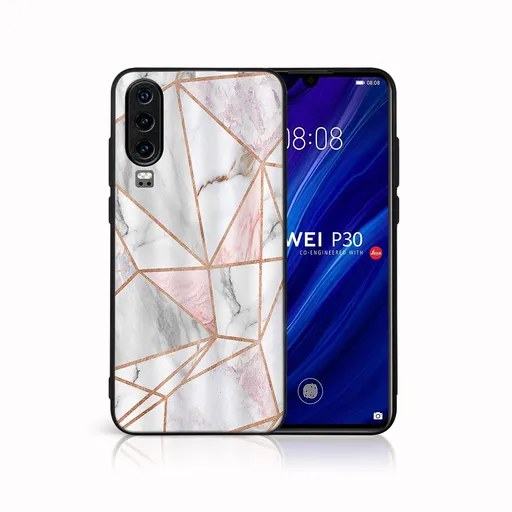 MY ART Ochranný obal pre Huawei P30 PINK MARBLE (143)