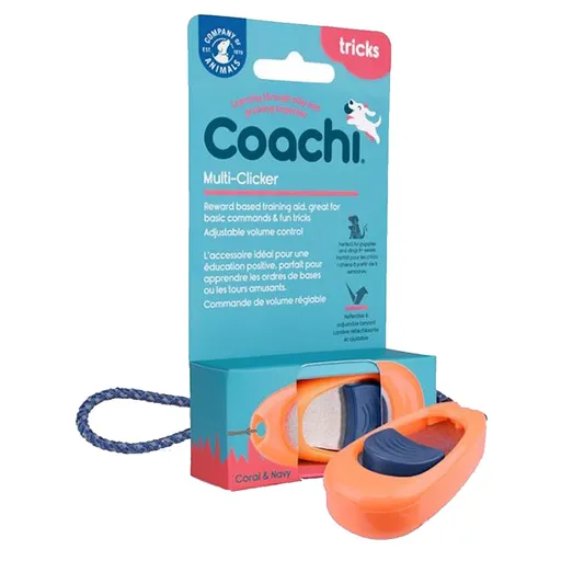 COACHI Multi-Clicker Tréningový clicker oranžový 1 ks