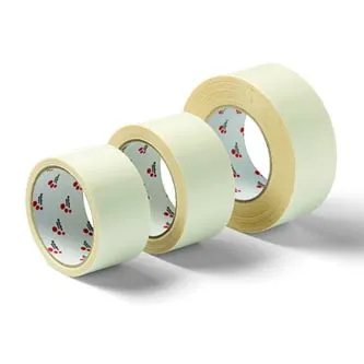 Lepiaca páska, TWIN TAPE COTTON, obojstranná, Schuller Eh, klar, mliečna, 50mm, 25m