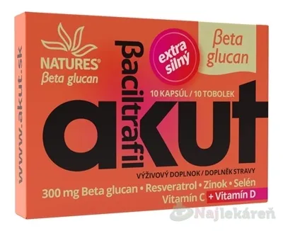 NATURES Baciltrafil akut 10 kapsúl
