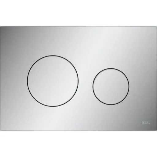 TECEloop plastové ovládací tlačítko, dvojčinné, matný chrom 9 240 922